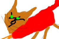 im pretty bad at drawing but here a red cat