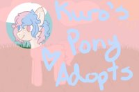 Kuro's Pony Adoptables (customs open!)