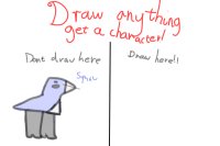Draw anything get a character