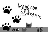 Warrior Cat Generator|Open|Free