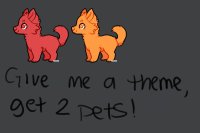 give me a theme, get 2 pets!