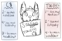 Sketches for C$ / tokens! Details in post~