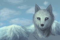 Wolf in the Mountains WIP
