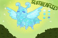 Slotherflie #5- Sparkly Aquas