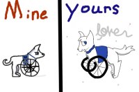 I drew the dog in wheels.Im proud of me