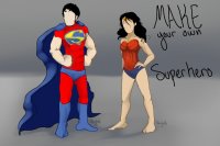 Make your own superhero! - Editable