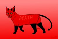 Devil Cat Adoptable- 4C$