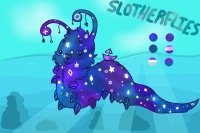 Summer Slotherpillar #5- Starry waters