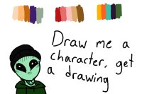 draw me a character, get a drawing