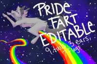 Pride Fart Editable (straight included!)