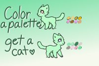 Color the palette, get a cat