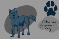 Colour the paw - Get a dog! - Closed until I finished all!!!