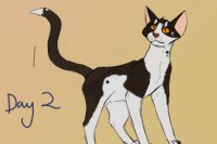 Warrior Cat Drawing Challenge- Day 2