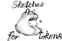 Sketches for tokens,i'm broke :'>[closed till I finish up<3]