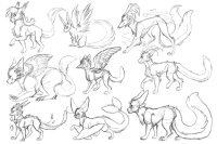 species sketches!!!