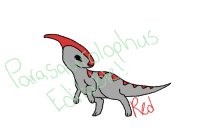 Parasaurolophus Editable