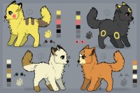a batch of puppy adopts