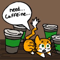 Editable Caffeine Cat! <3