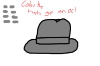 Color the hat, get an oc!