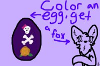 Color An Egg, Get a Fox Challenge by ♔Lepenn♔