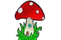 Tiny Mushroom House