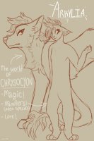 (⦔) ━━━ ARKYLIA // the world of CHRYSOCYON - free lines!