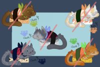 Sushi Cats 2.0! || SOLD