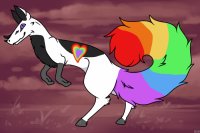 Rainbows! Dino Dog #1