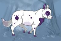 Goat Dog #2 Purple