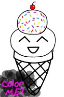 'Editable" Ice Cream Cone
