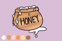 I colored a honey pot Yay!