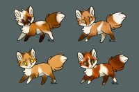 piebald foxes