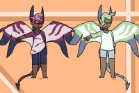 Spinel Wyverns as Humans
