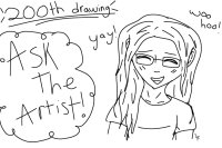 200th Drawing - Ask The Artist!