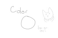 Color the circle for an Oc!