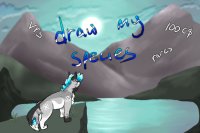 draw my species/canine lines [c$, store pets, rare prizes]
