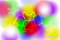 ♥ Rainbow Bat ♥