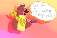 Art shop for pets or items (open)