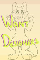 Want designers // customs