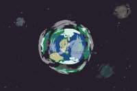 Quick sketch of my planet Ùir!