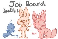 job board doodles!!