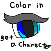 Color eye get a character