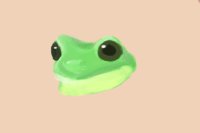 frog watercolor