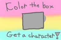 Color the Box, Get a Character!