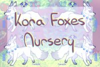✧ kora foxes | nursery
