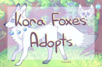 ✧ kora foxes | adopts