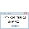 myth got thanos snapped
