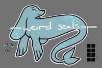 weird seals free editable