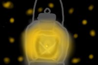 Lantern and firefly experiment