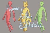 Human and Anthro editable